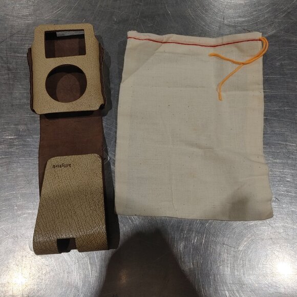 Brand New Billy Kirk iPod Leather Belt Case Tan with Carrying Bag - Picture 1 of 5